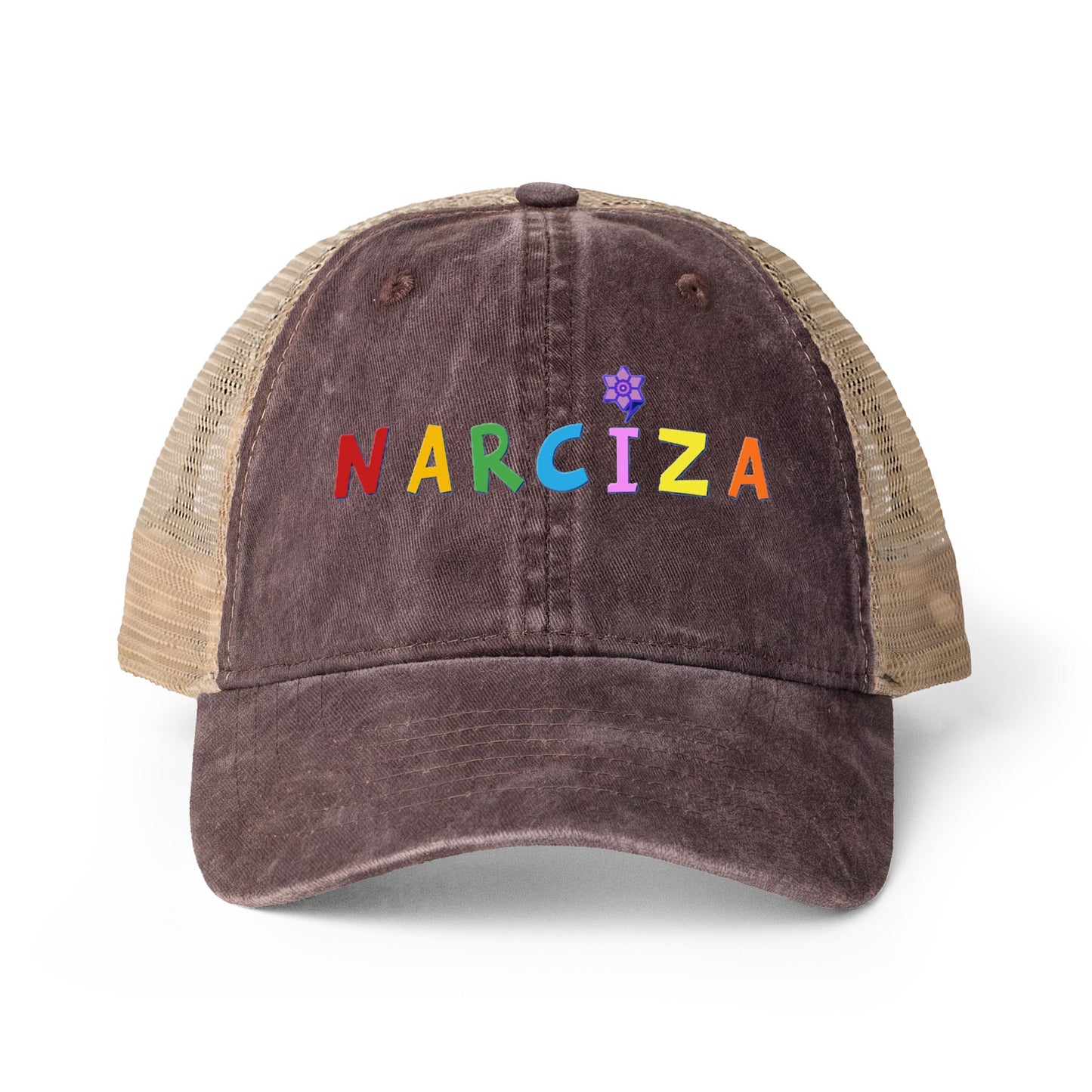 NARCIZA Women's Washed Mesh-Back Cap