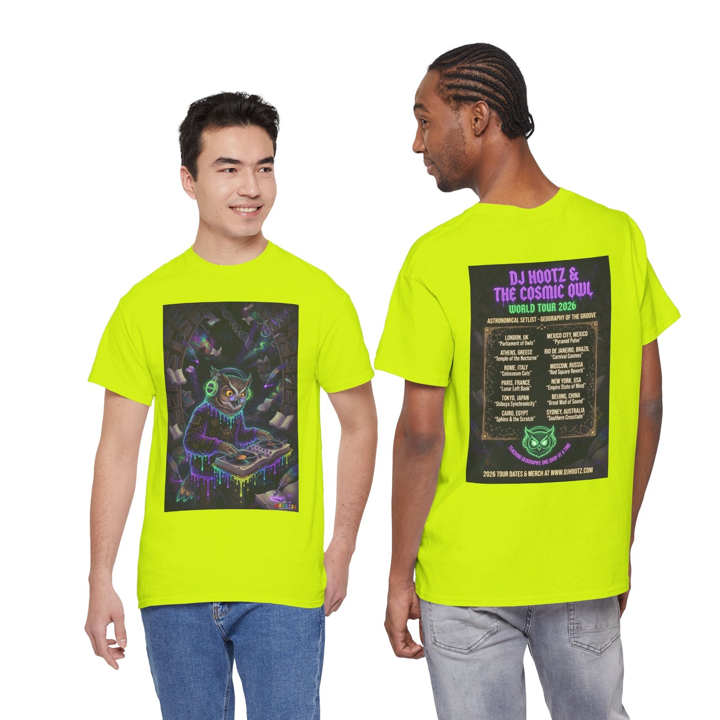 DJ Hootz World Tour - Narciza Unisex T‑Shirt