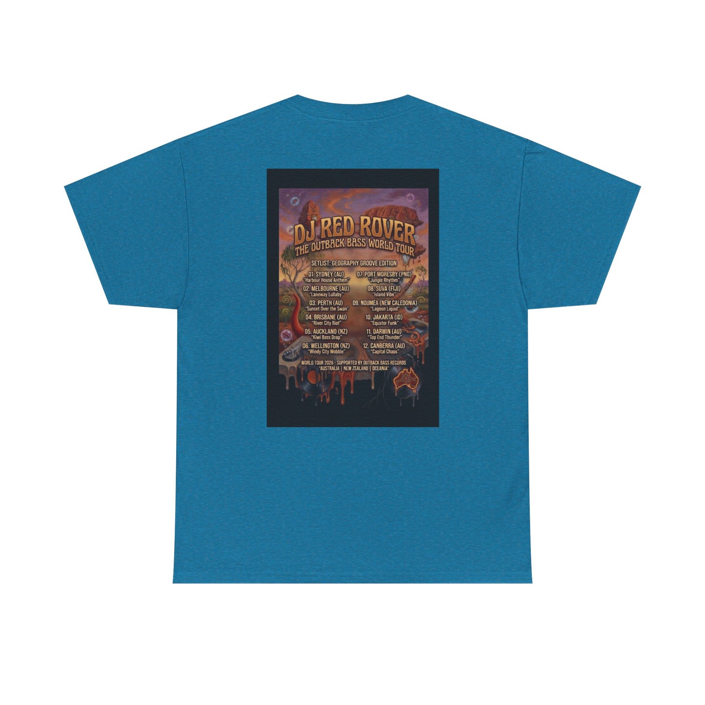 DJ Red Rover Outback Tour - Narciza Unisex T‑Shirt