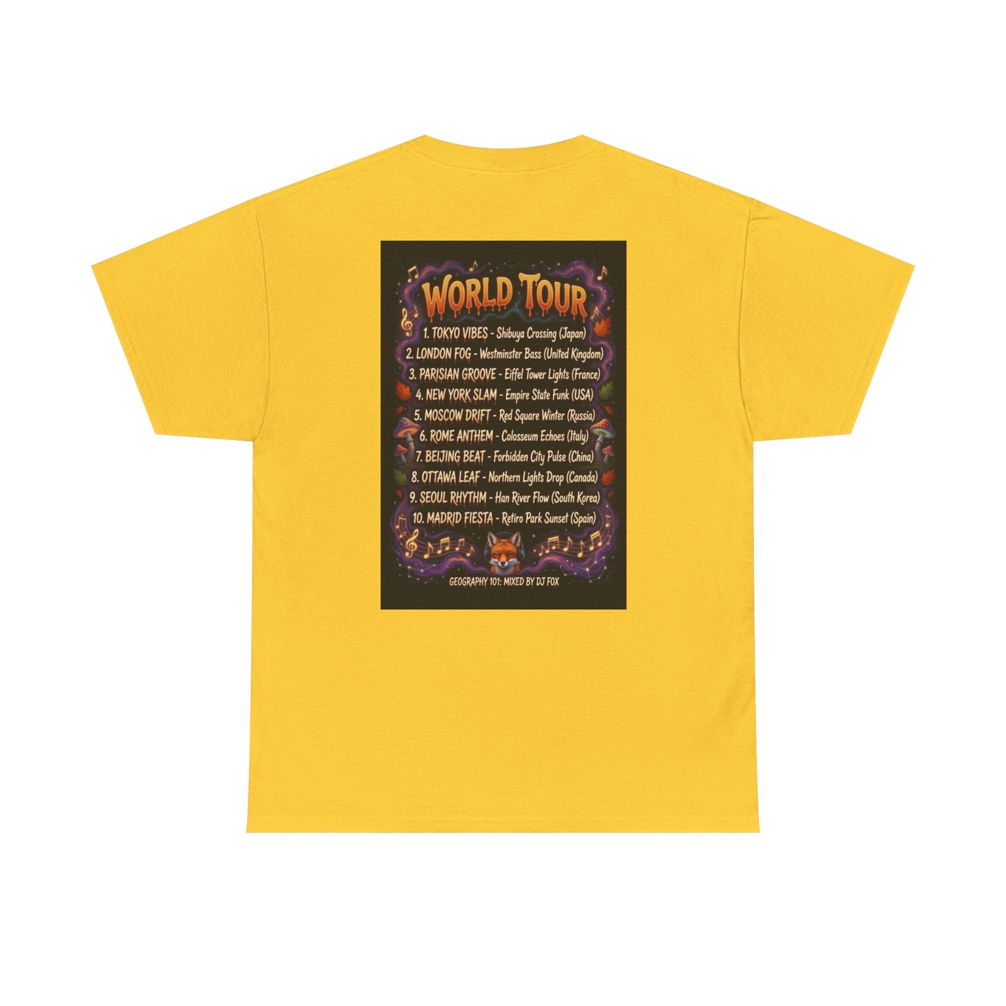 DJ Fox World Tour - Narciza T‑Shirt