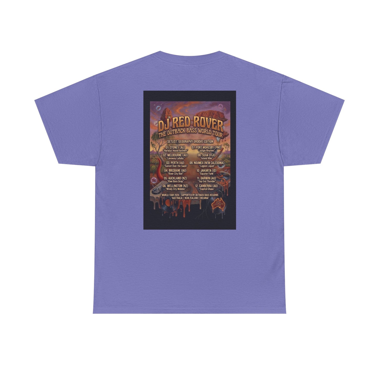 DJ Red Rover Outback Tour - Narciza Unisex T‑Shirt