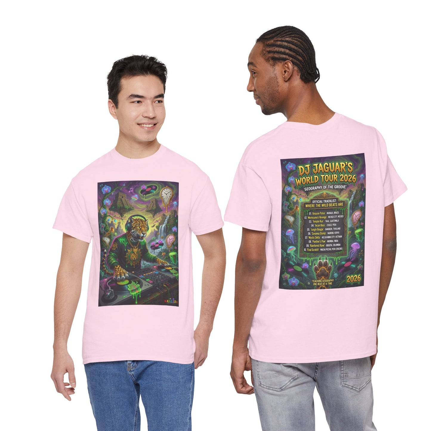 DJ Jaguar World Tour - Narciza Unisex T‑Shirt