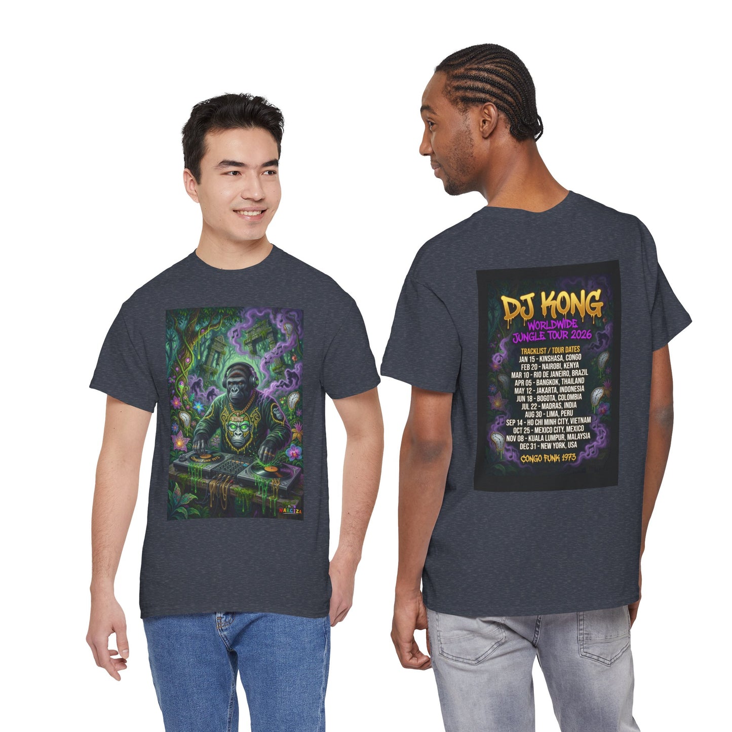 DJ Kong  World Tour Jungle Vibes  — Narciza Unisex T-shirt