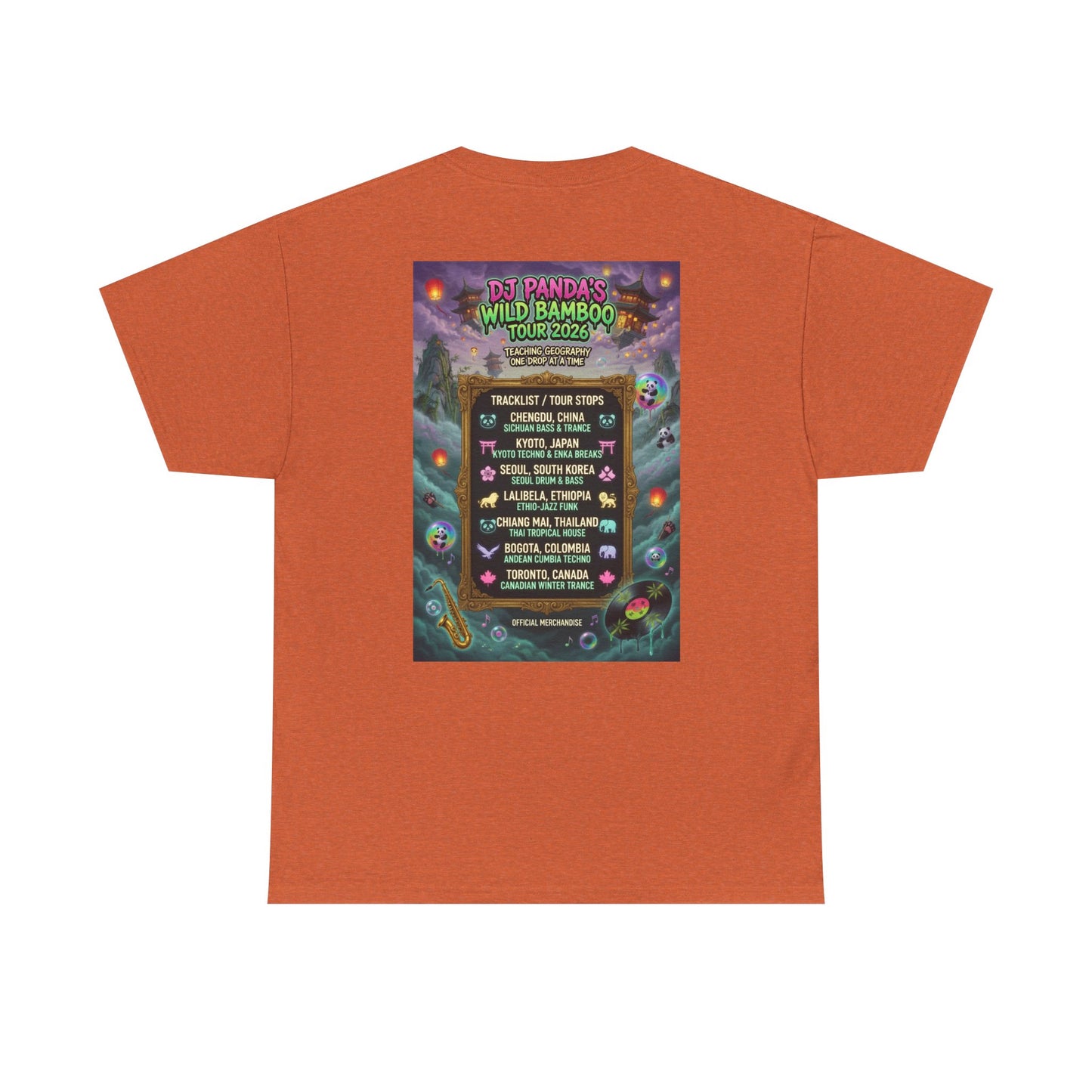 DJ Panda Wild Bamboo Tour —  Narciza Unisex T-Shirt