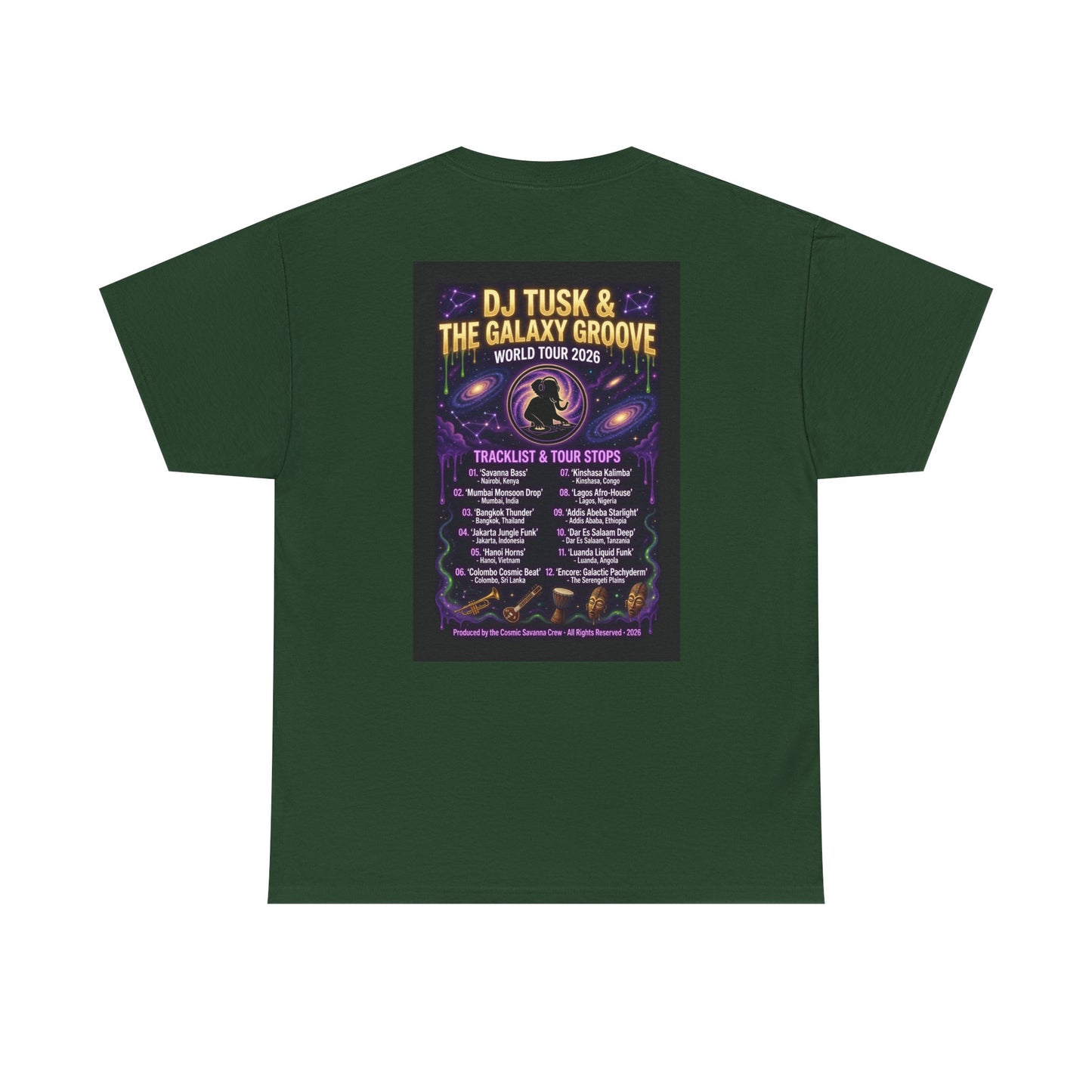 DJ Tusk World Tour  — Narciza Unisex T-shirt