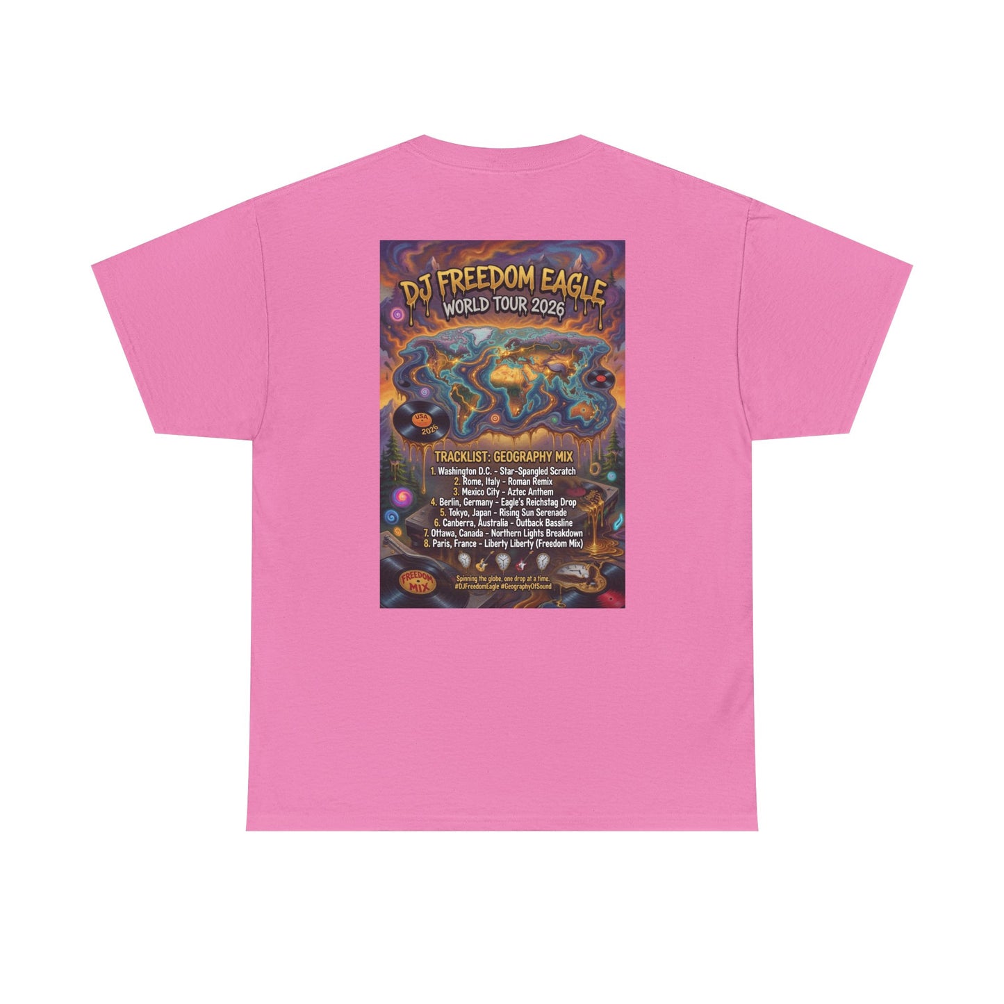 DJ Freedom Eagle World Tour - Narciza Unisex T-shirt