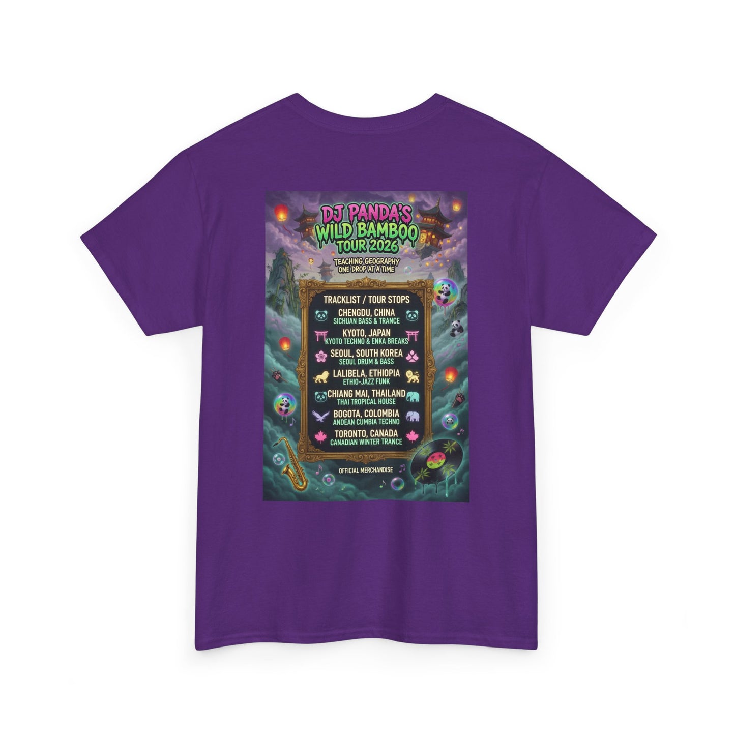 DJ Panda Wild Bamboo Tour —  Narciza Unisex T-Shirt