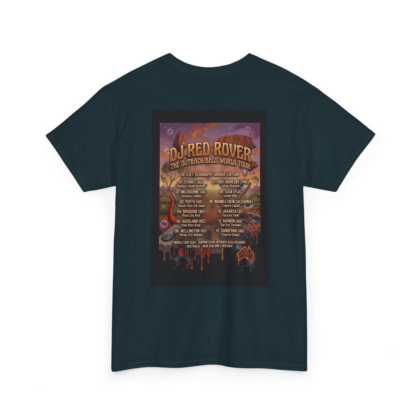 DJ Red Rover Outback Tour - Narciza Unisex T‑Shirt