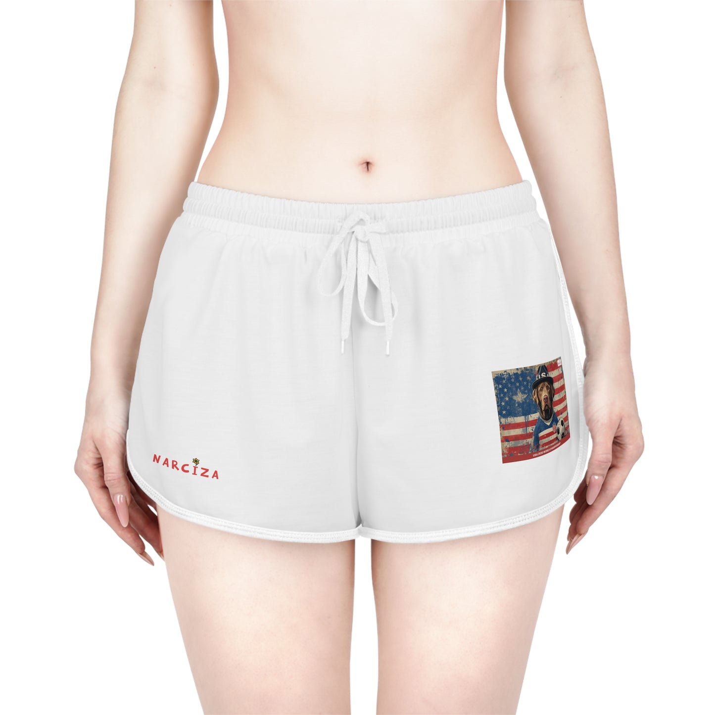 USA 2026 World Championship Women's White Shorts