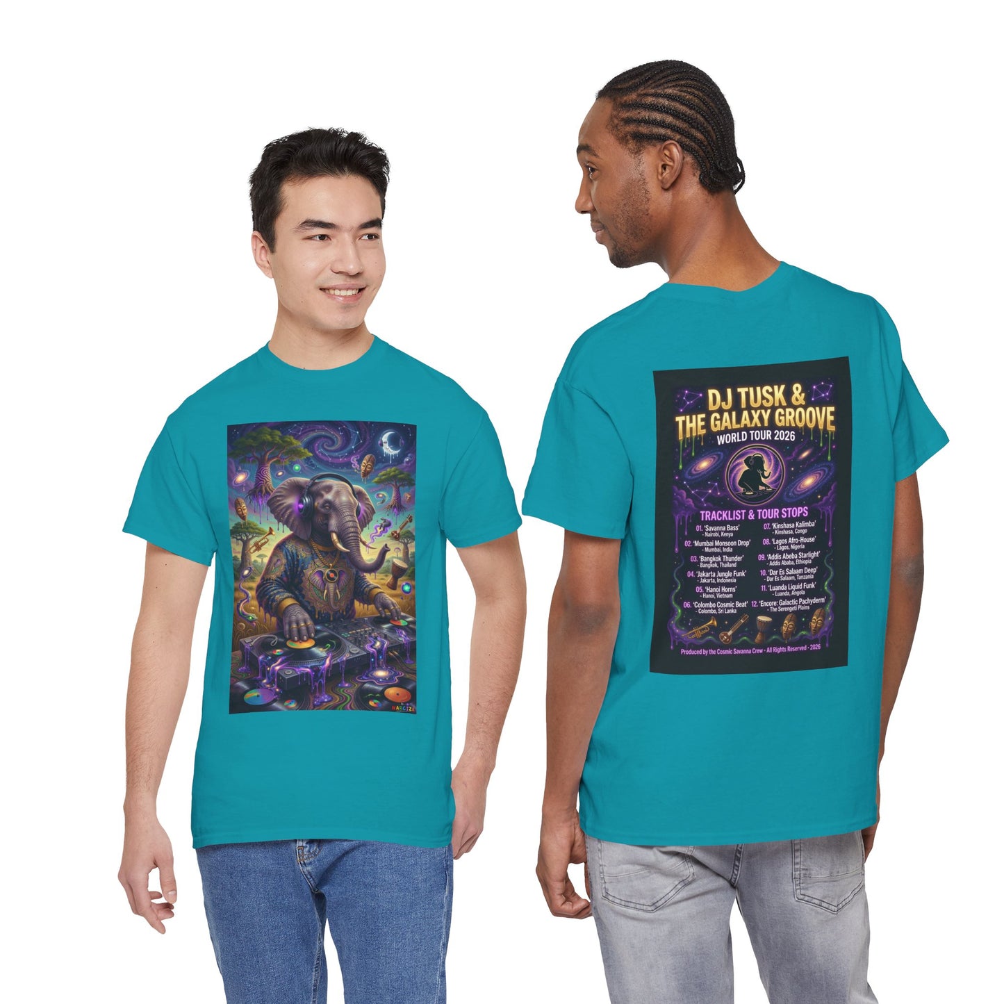 DJ Tusk World Tour  — Narciza Unisex T-shirt