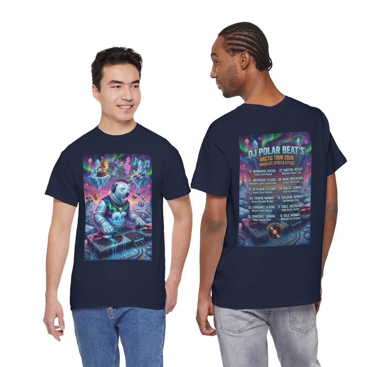 DJ Polar Beat Artic Tour — Narciza Unisex T-Shirt