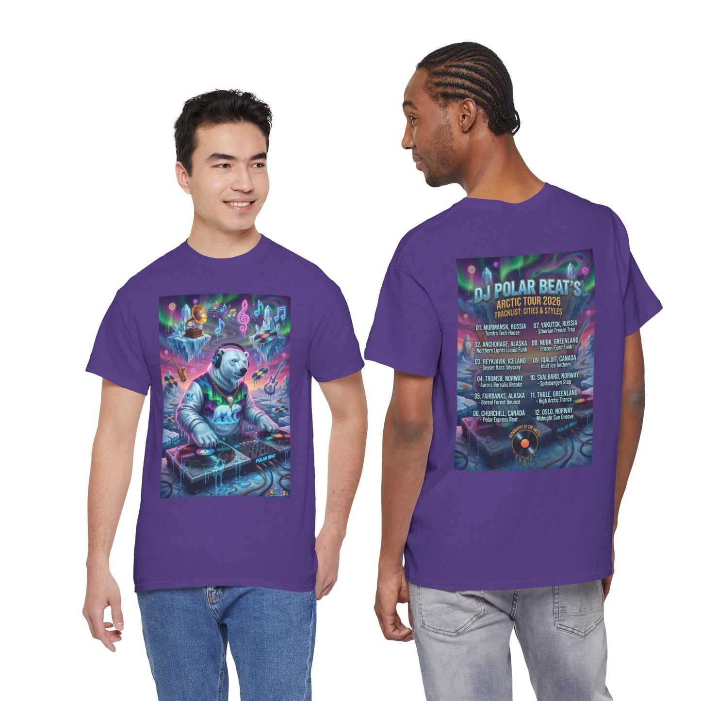 DJ Polar Beat Artic Tour — Narciza Unisex T-Shirt