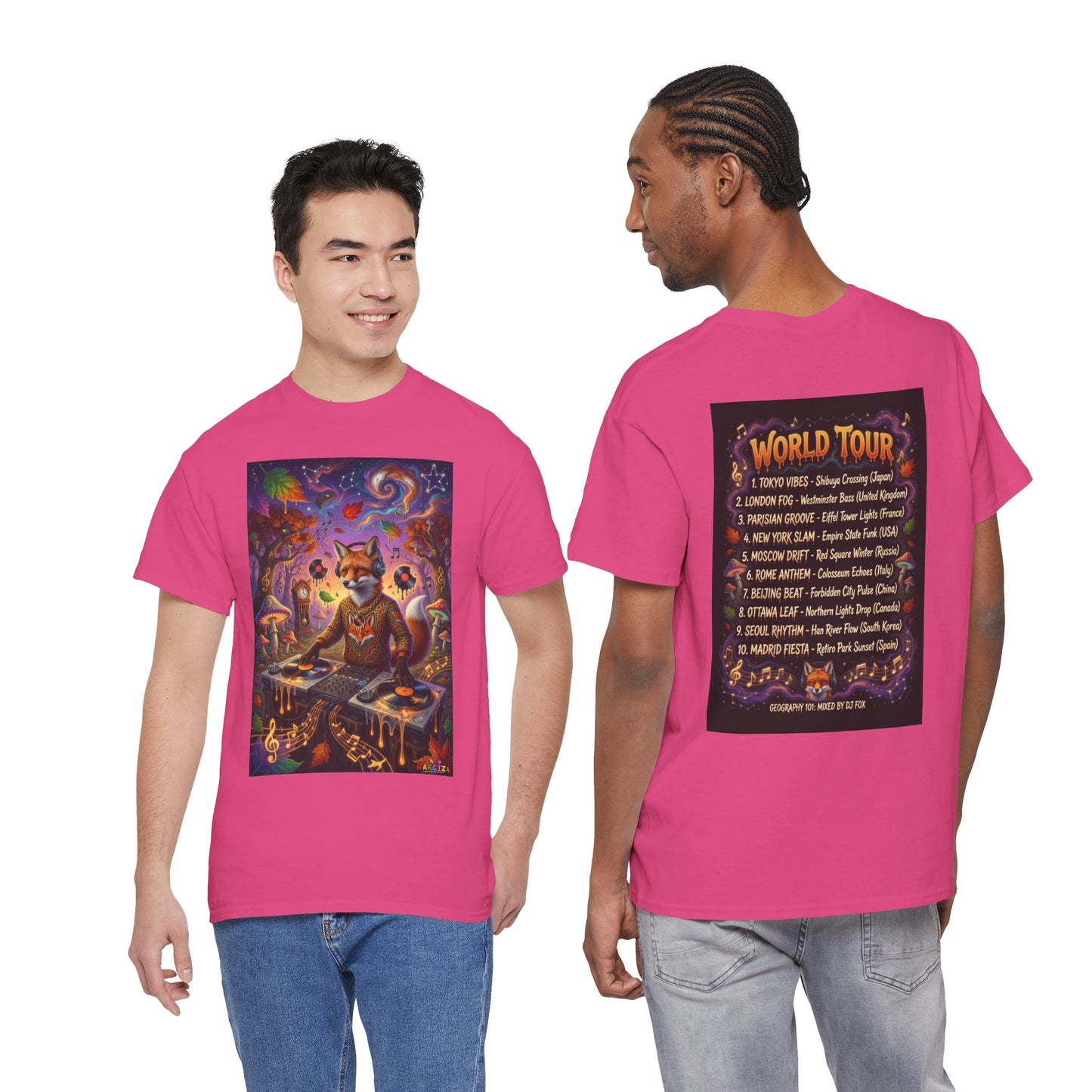 DJ Fox World Tour - Narciza T‑Shirt
