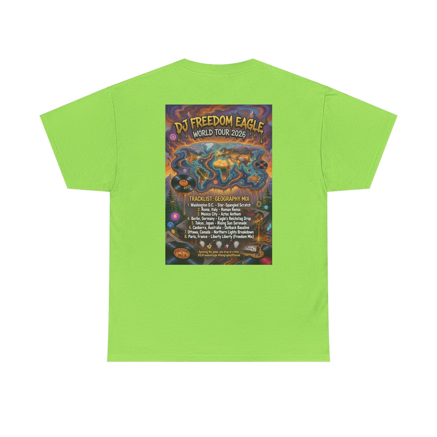 DJ Freedom Eagle World Tour - Narciza Unisex T-shirt