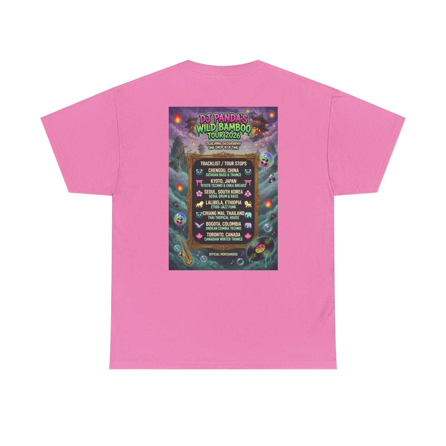 DJ Panda Wild Bamboo Tour —  Narciza Unisex T-Shirt