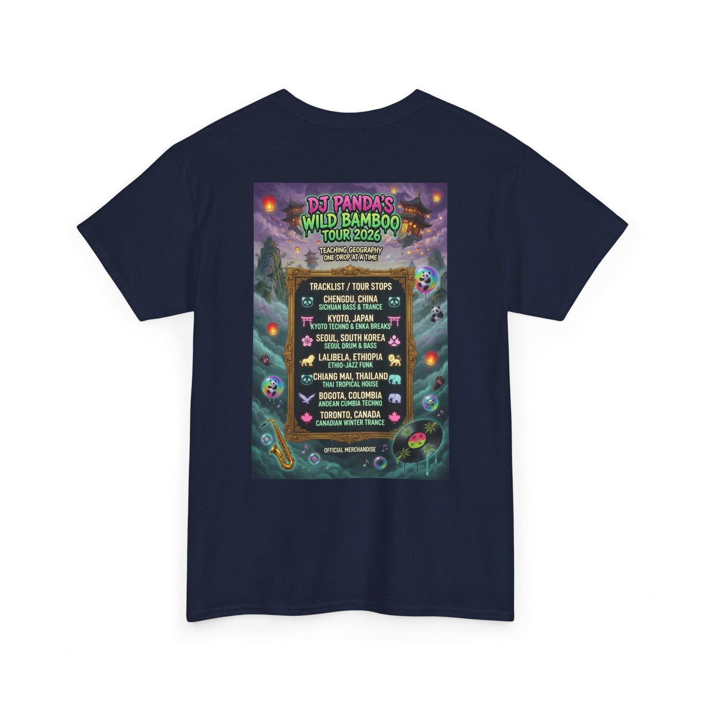 DJ Panda Wild Bamboo Tour —  Narciza Unisex T-Shirt