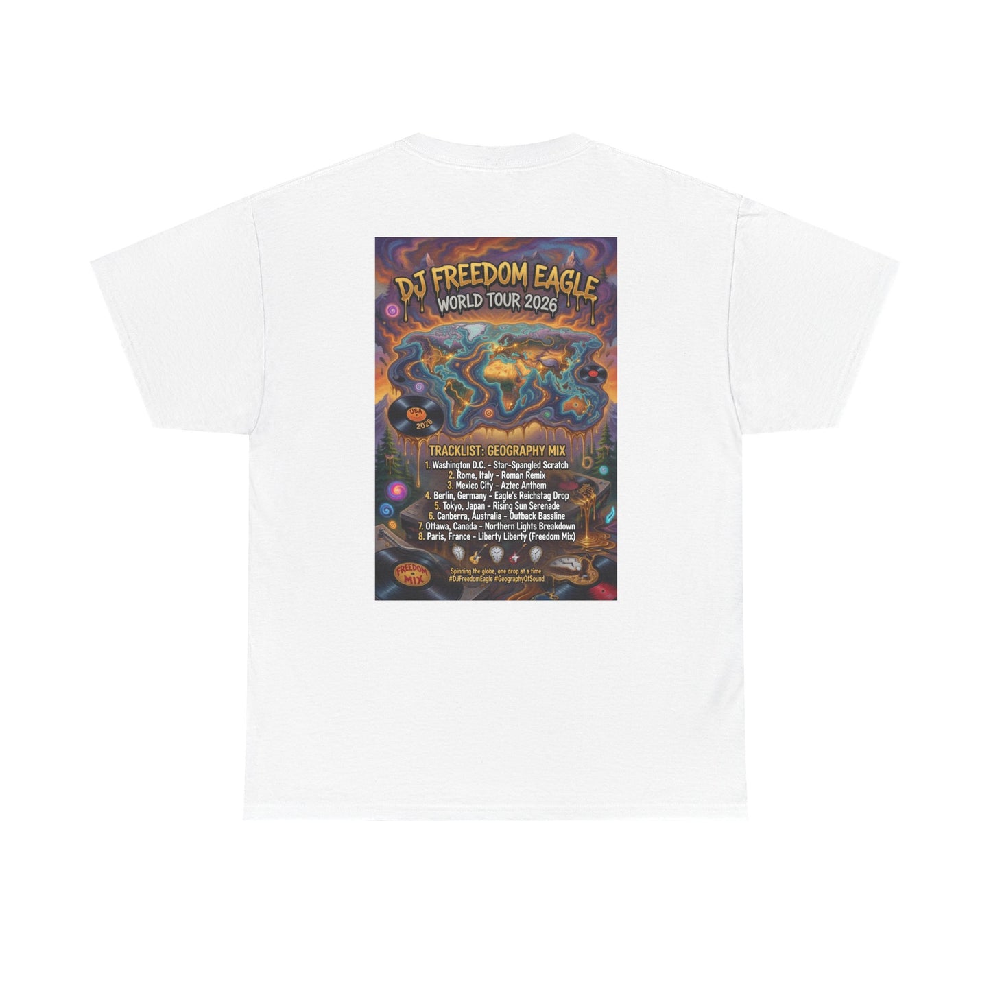 DJ Freedom Eagle World Tour - Narciza Unisex T-shirt