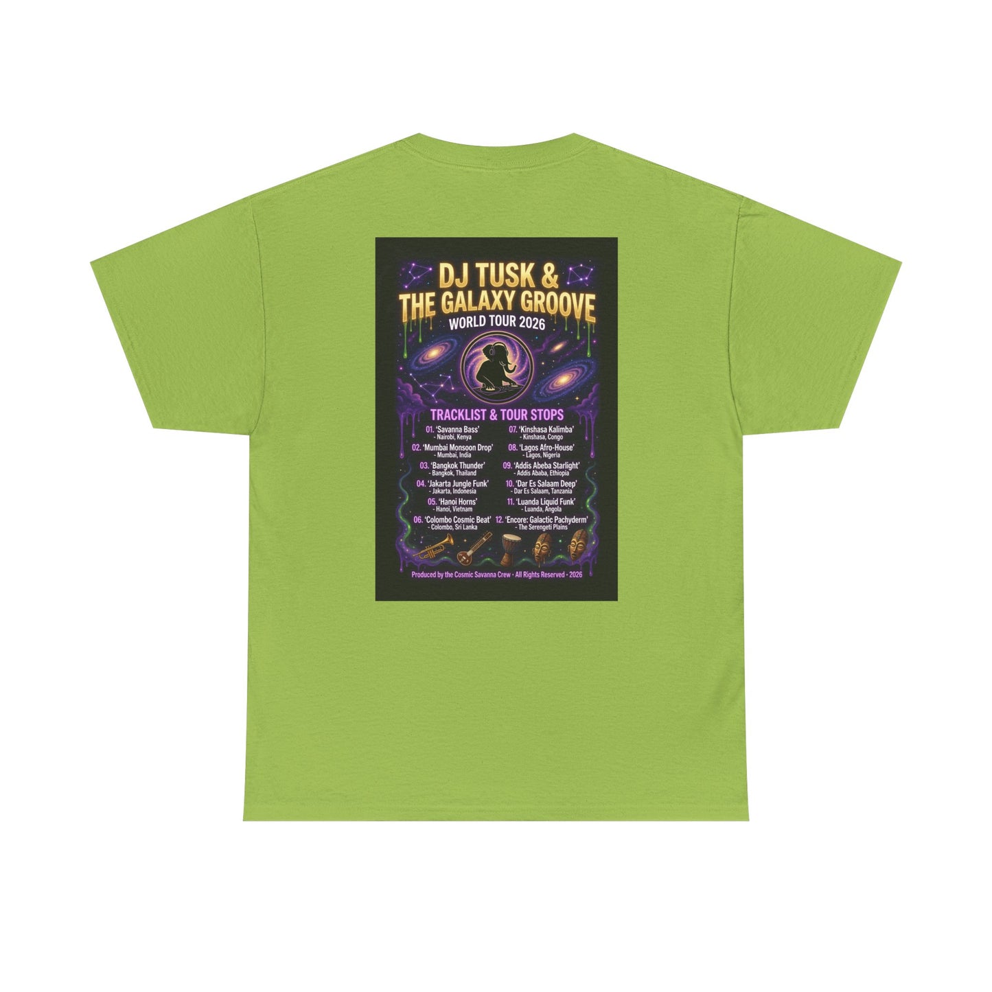 DJ Tusk World Tour  — Narciza Unisex T-shirt