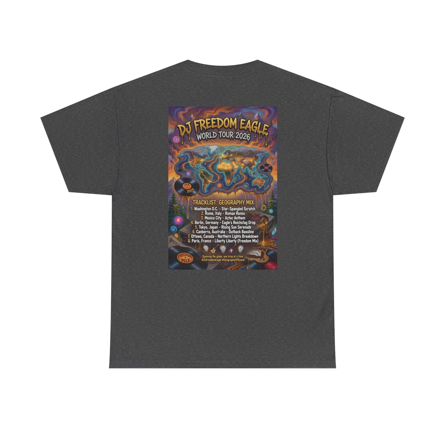 DJ Freedom Eagle World Tour - Narciza Unisex T-shirt