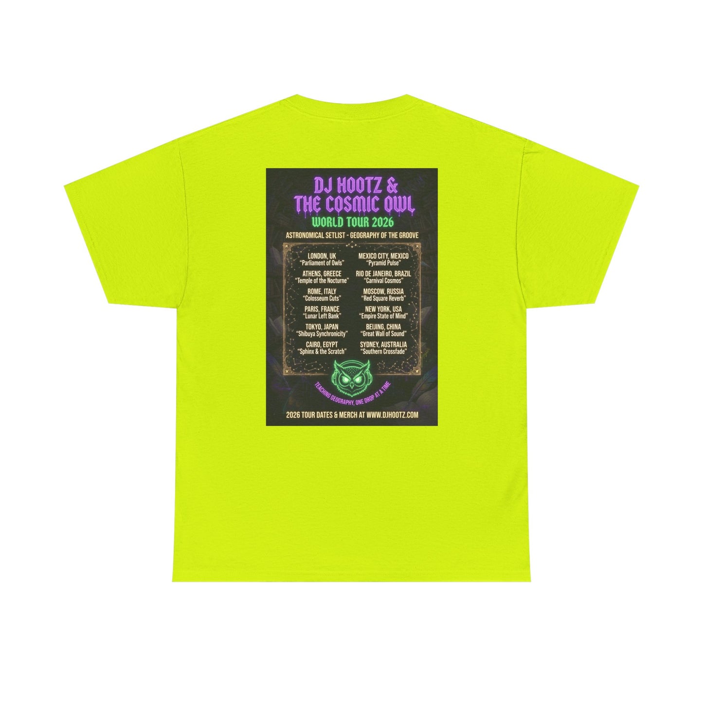 DJ Hootz World Tour - Narciza Unisex T‑Shirt