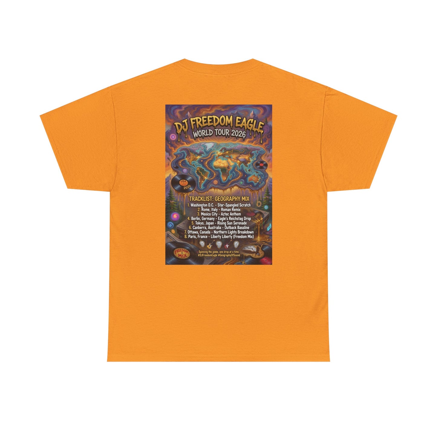 DJ Freedom Eagle World Tour - Narciza Unisex T-shirt