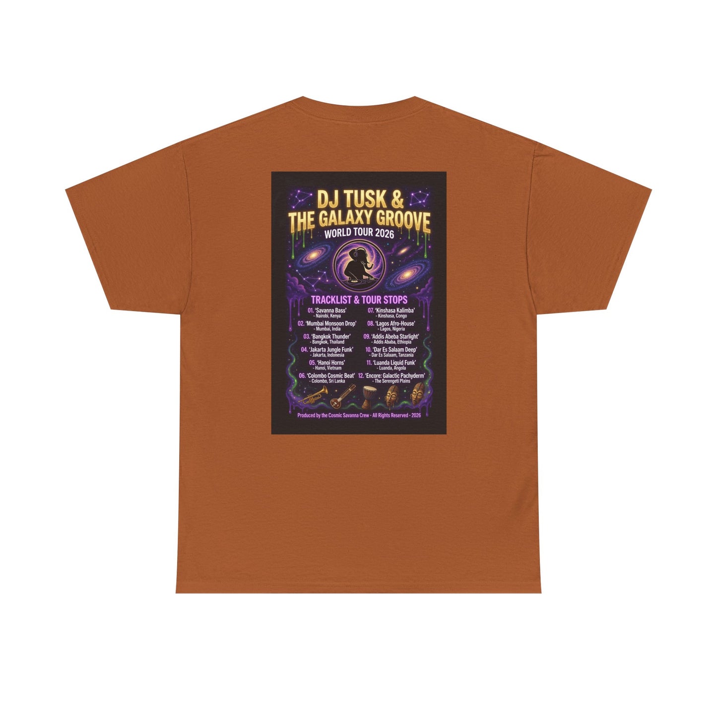 DJ Tusk World Tour  — Narciza Unisex T-shirt