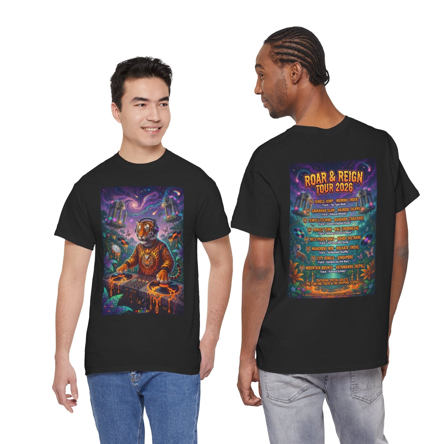 DJ Roar Reign Tour  - Narciza Unisex T-Shirt