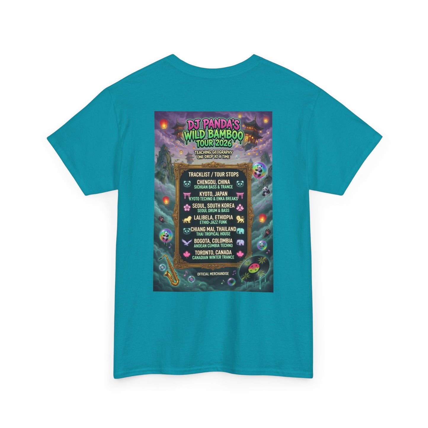 DJ Panda Wild Bamboo Tour —  Narciza Unisex T-Shirt