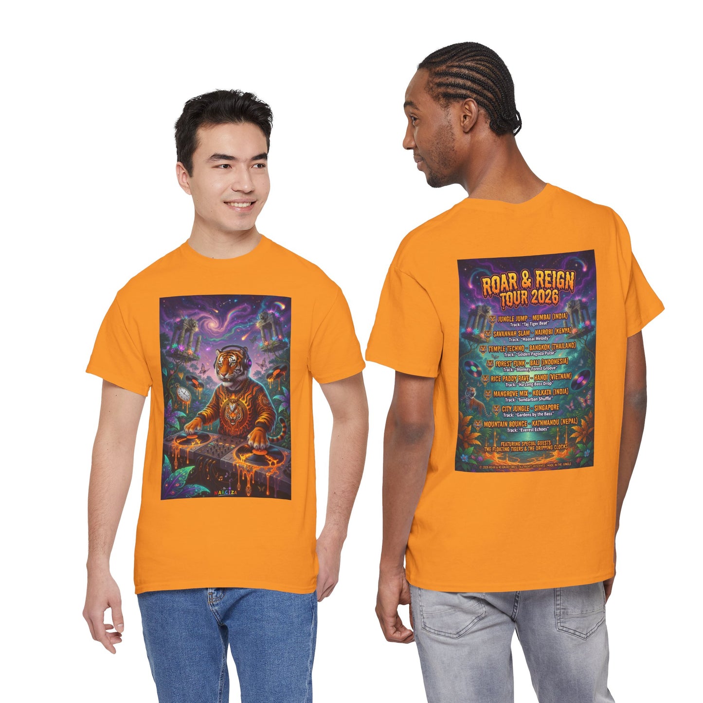 DJ Roar Reign Tour  - Narciza Unisex T-Shirt