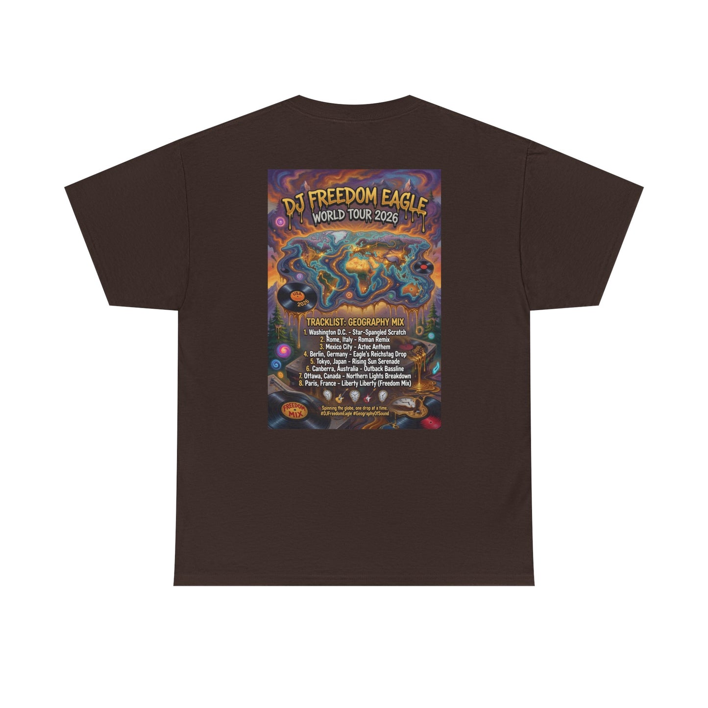 DJ Freedom Eagle World Tour - Narciza Unisex T-shirt