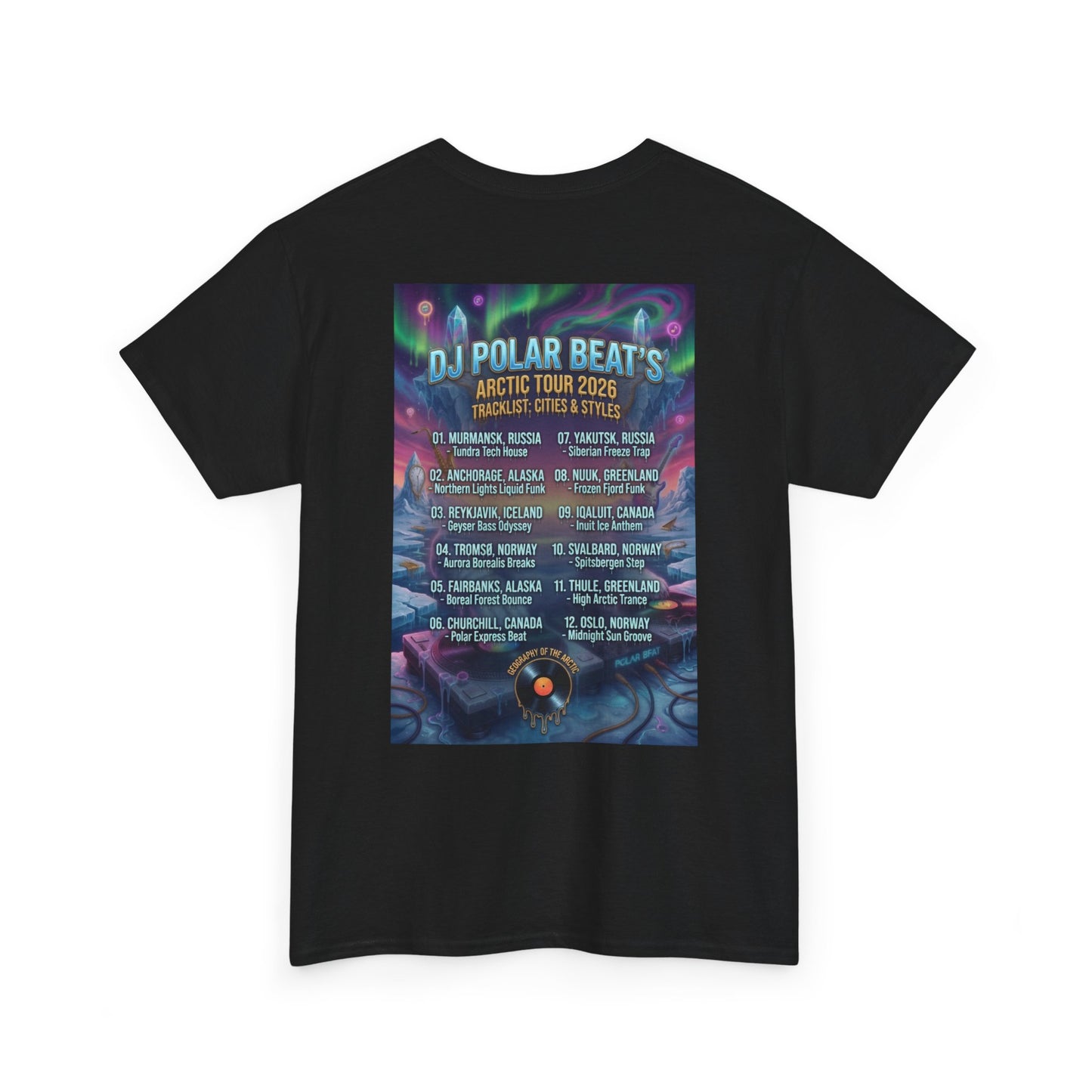 DJ Polar Beat Artic Tour — Narciza Unisex T-Shirt
