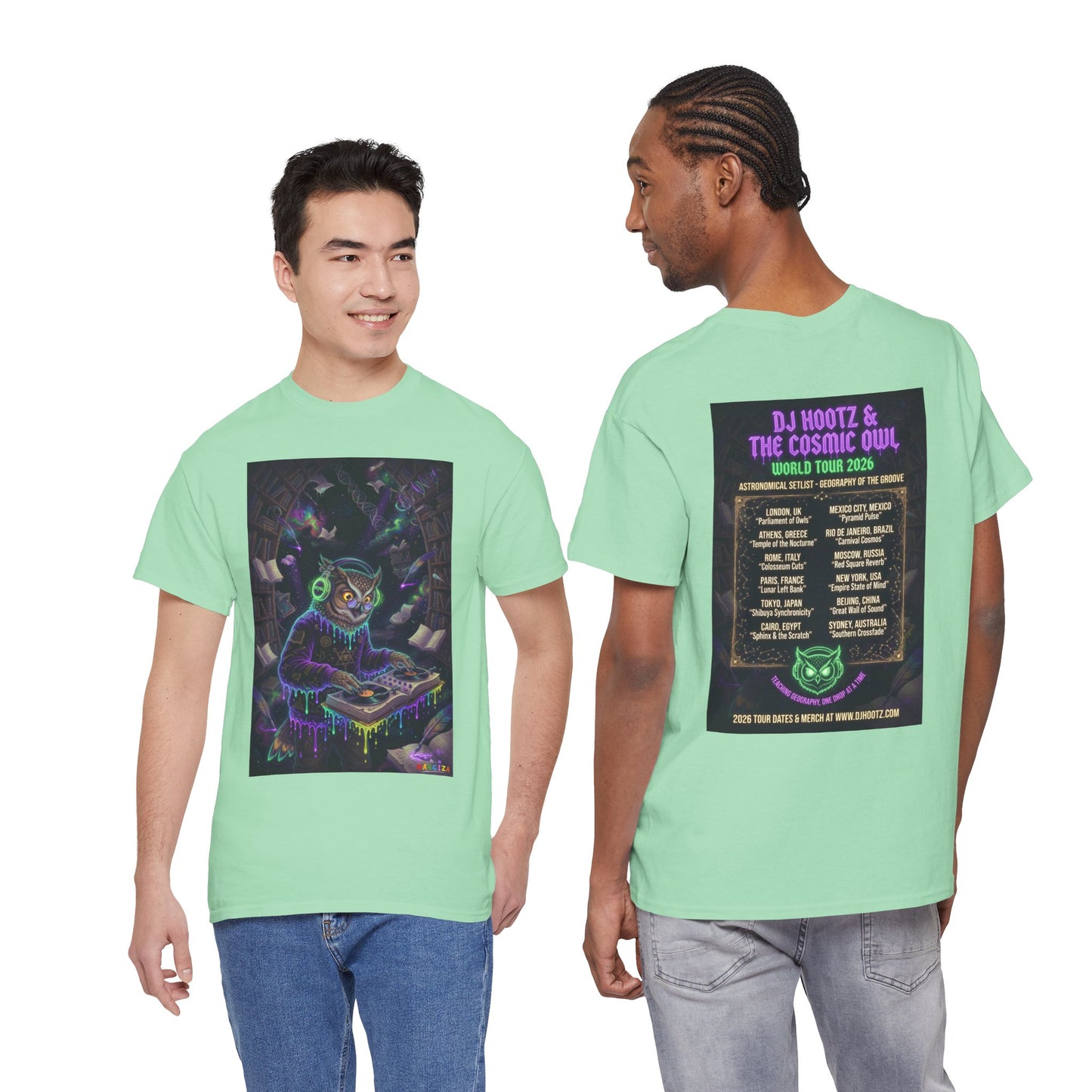 DJ Hootz World Tour - Narciza Unisex T‑Shirt