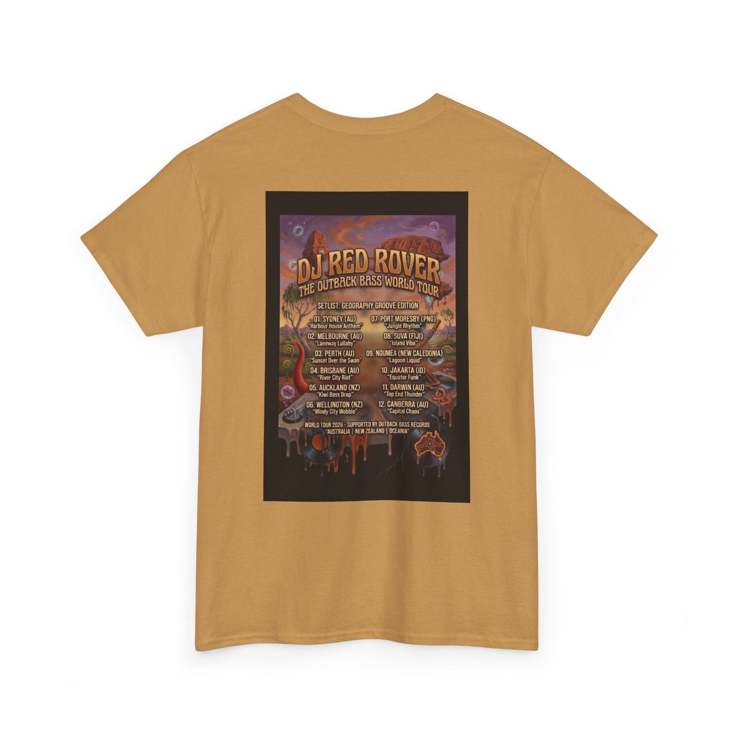 DJ Red Rover Outback Tour - Narciza Unisex T‑Shirt