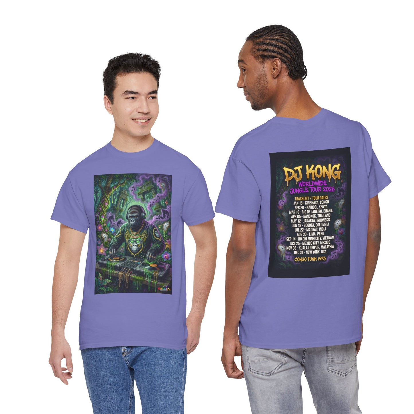 DJ Kong  World Tour Jungle Vibes  — Narciza Unisex T-shirt