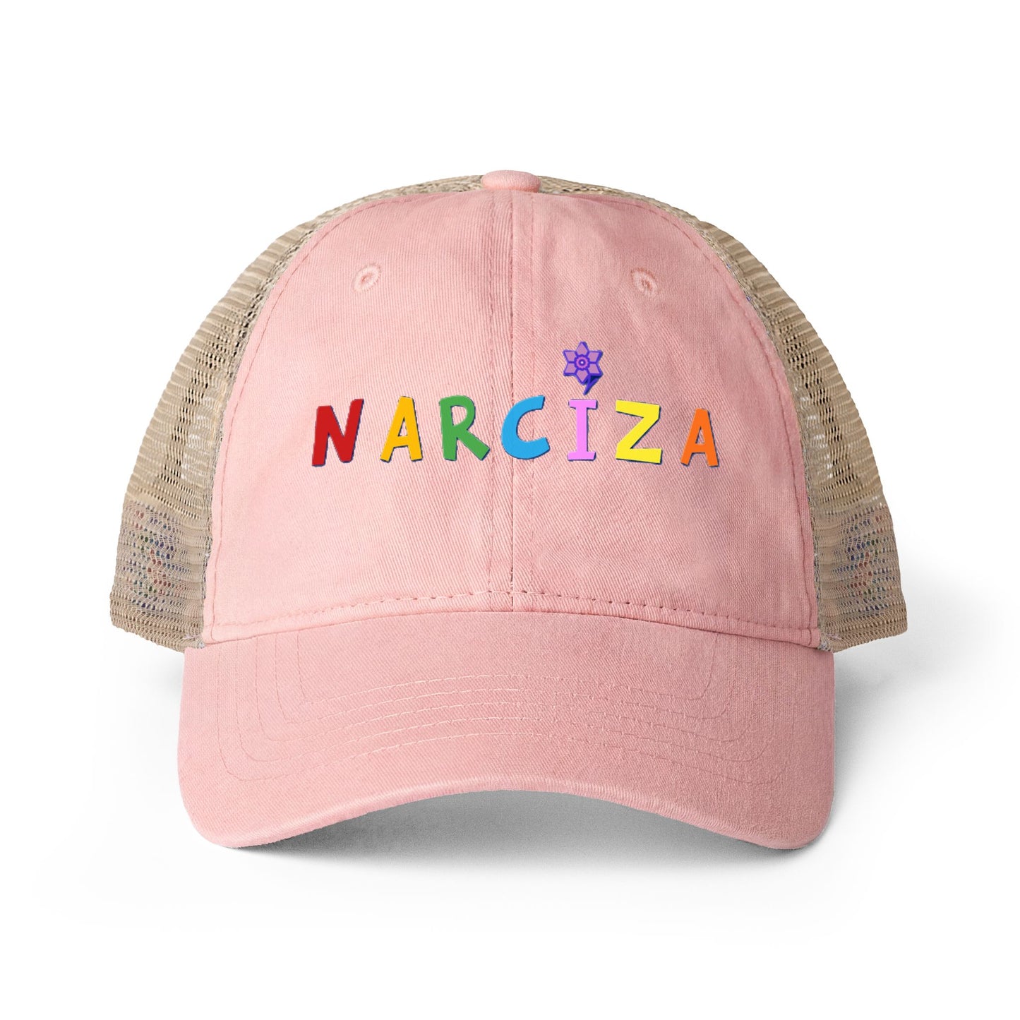 NARCIZA Women's Washed Mesh-Back Cap
