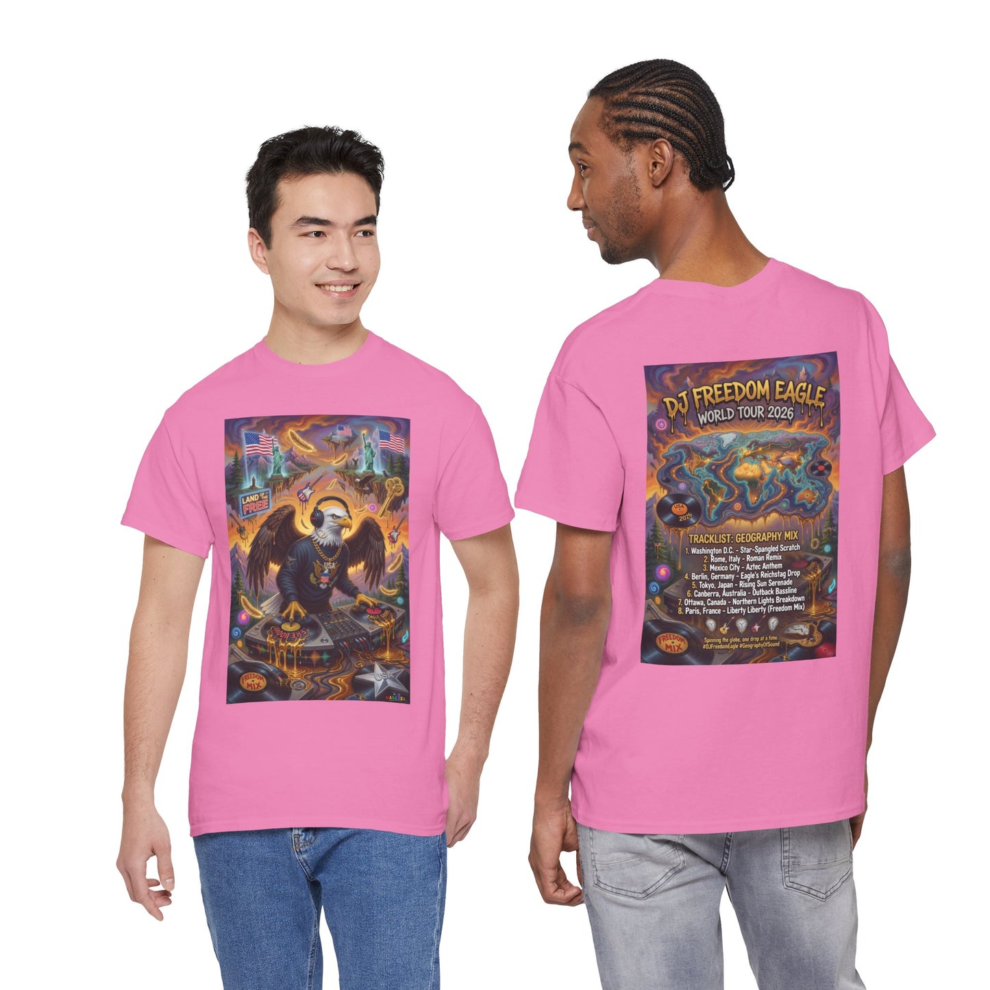 DJ Freedom Eagle World Tour - Narciza Unisex T-shirt