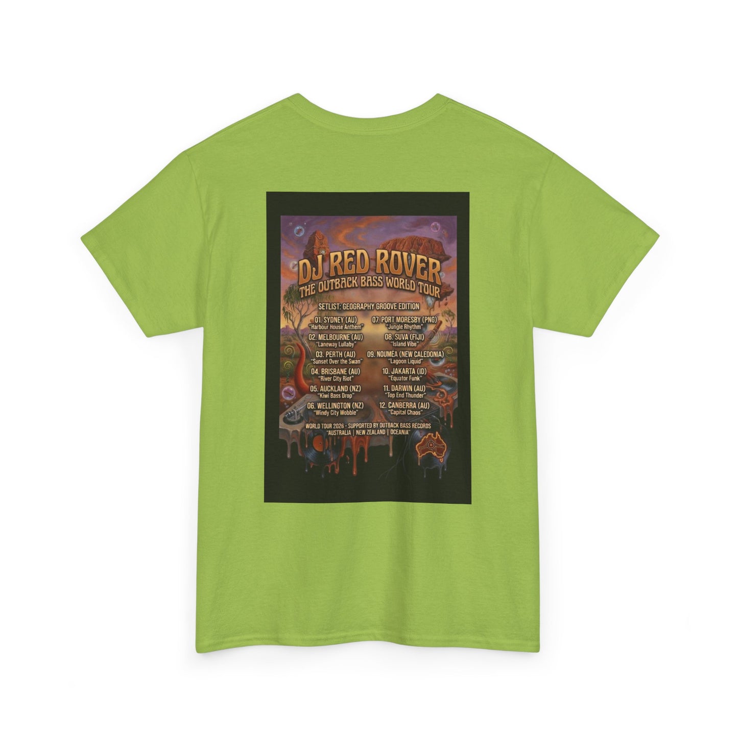DJ Red Rover Outback Tour - Narciza Unisex T‑Shirt