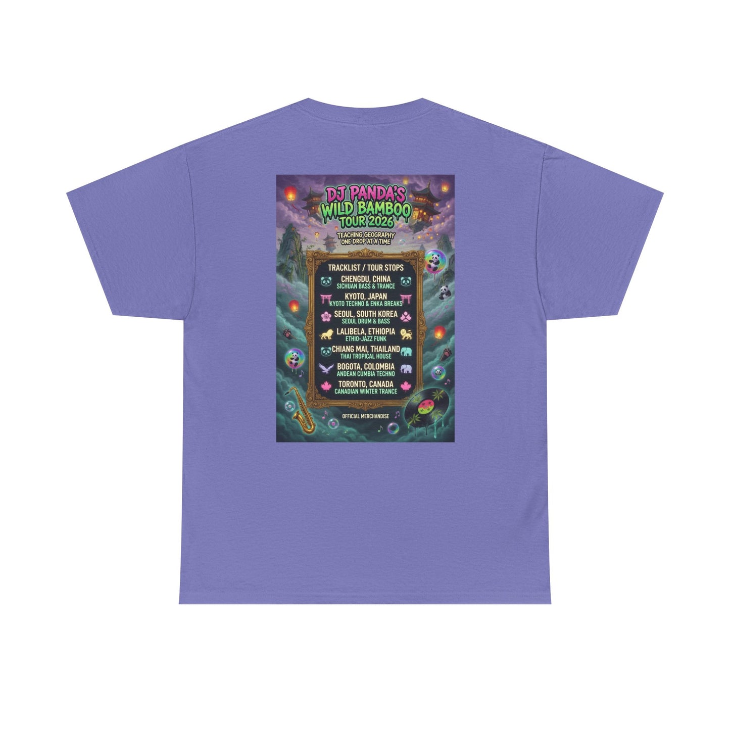 DJ Panda Wild Bamboo Tour —  Narciza Unisex T-Shirt