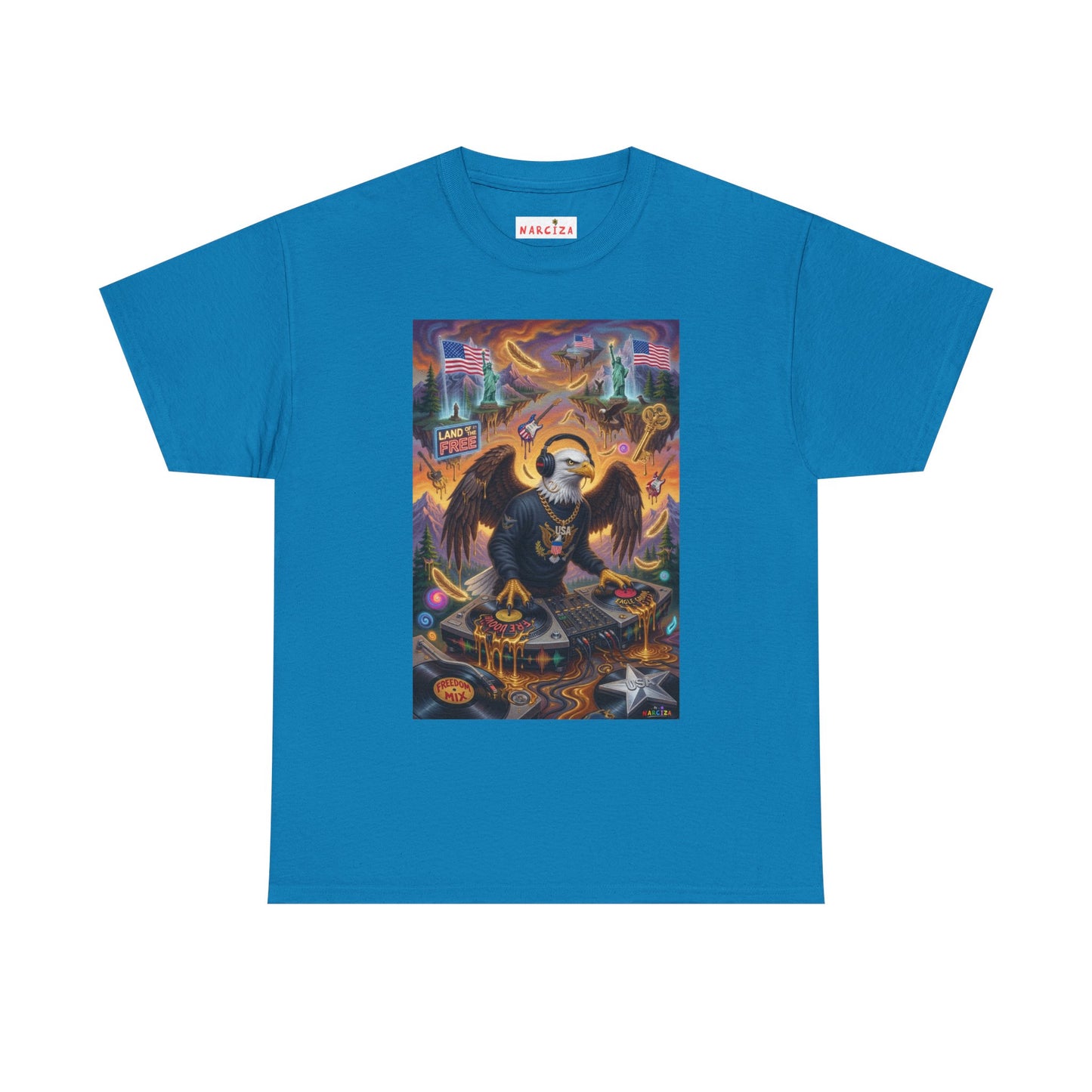 DJ Freedom Eagle World Tour - Narciza Unisex T-shirt