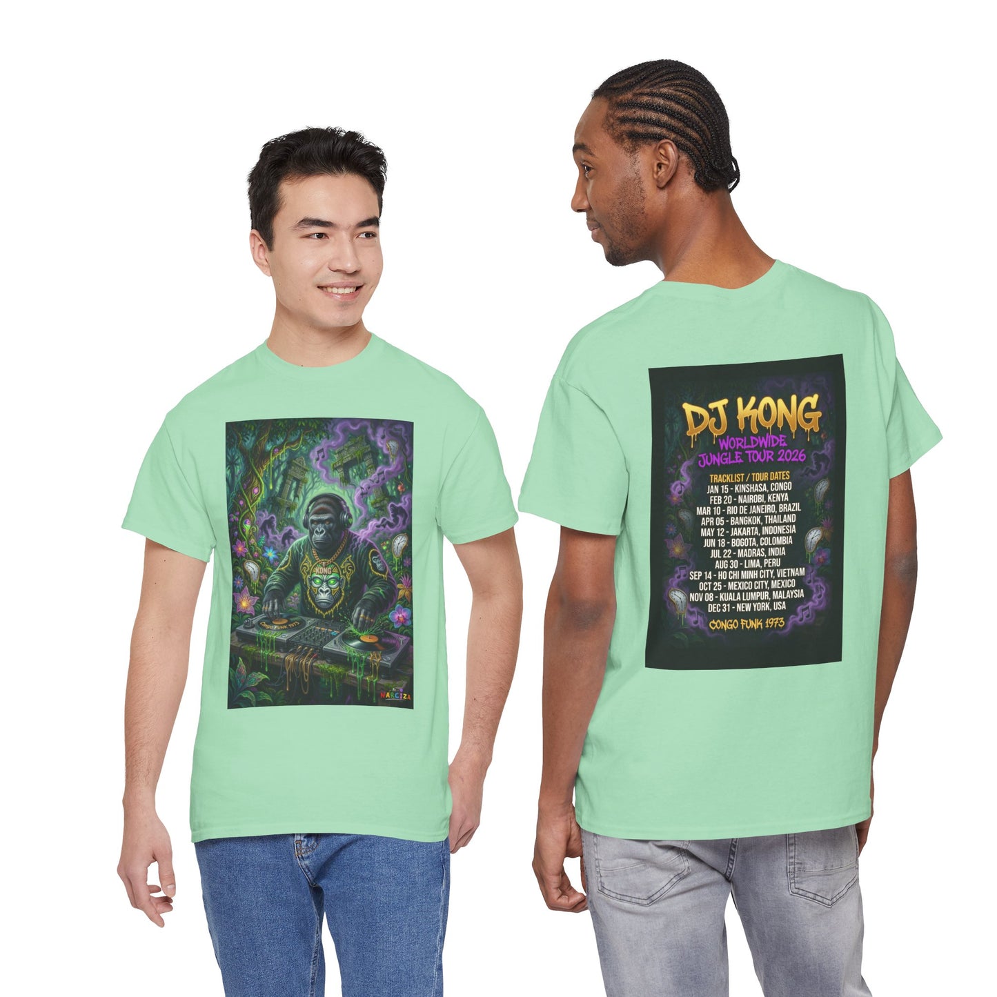 DJ Kong  World Tour Jungle Vibes  — Narciza Unisex T-shirt