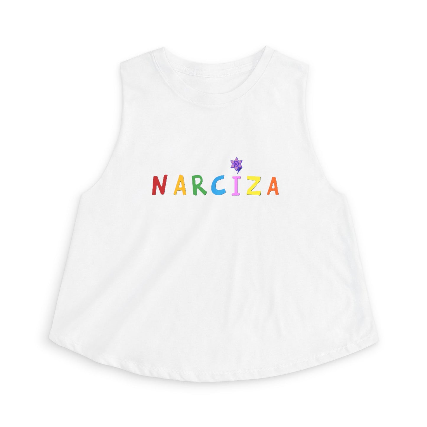 NARCIZA Rainbow Crop Top