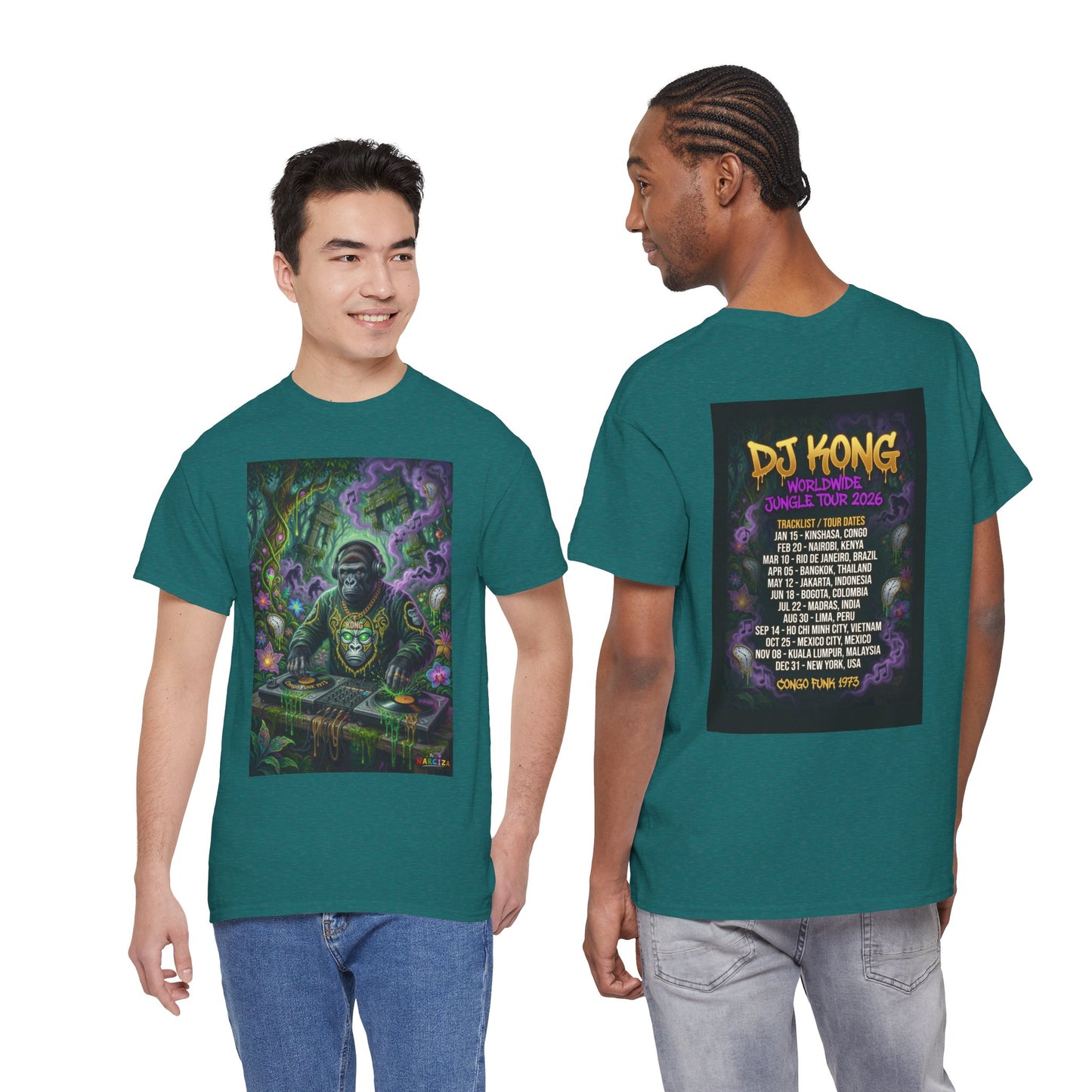 DJ Kong  World Tour Jungle Vibes  — Narciza Unisex T-shirt