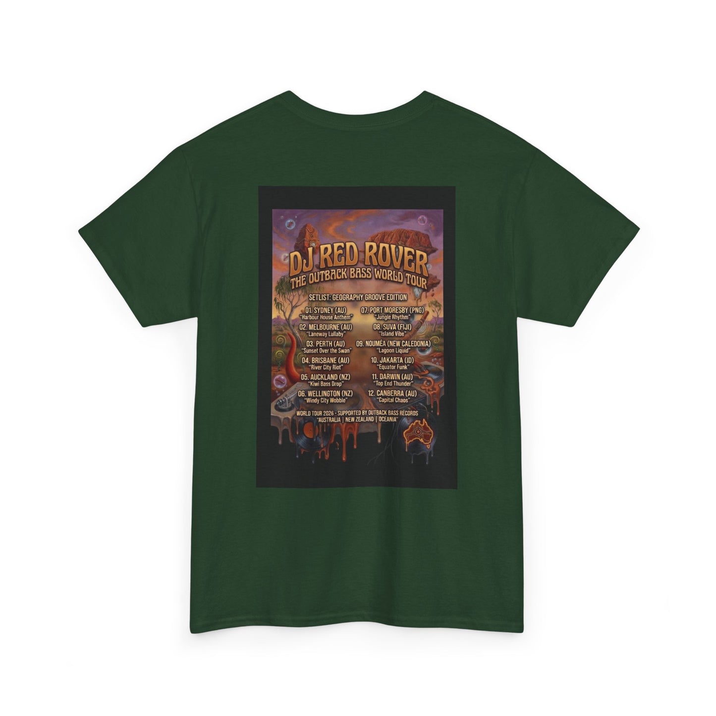 DJ Red Rover Outback Tour - Narciza Unisex T‑Shirt